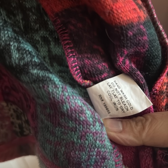 Anniewear colorful Plaid Brushed Shacket large oversized light weight soft - Picture 8 of 8